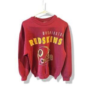 Vintage 90s Hanes Activewear Washington Redskins Crewneck Sweatshirt Medium